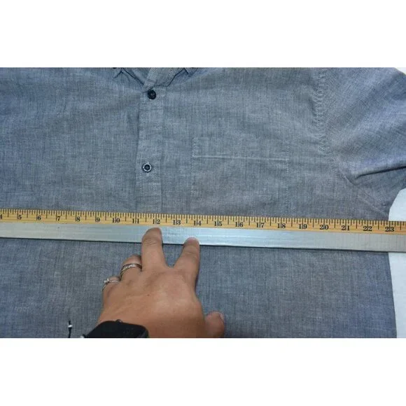 Patagonia Bluffside Men's Shirt Size L Organic Cotton Lightweight Short Sleeve - Picture 11 of 12